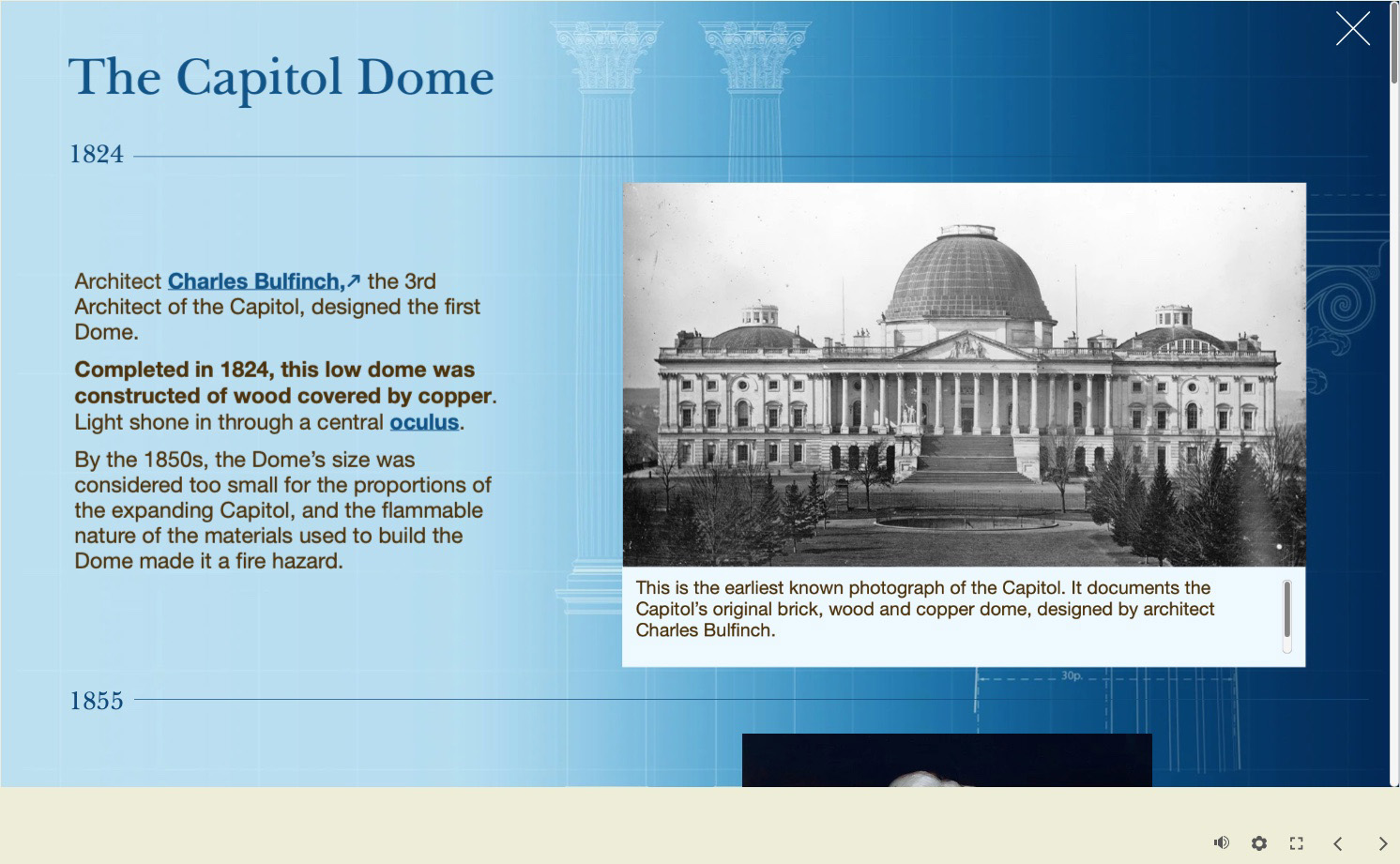 Historical photo of Dome